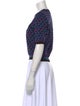 Diane von Furstenberg Printed Crew Neck Sweater