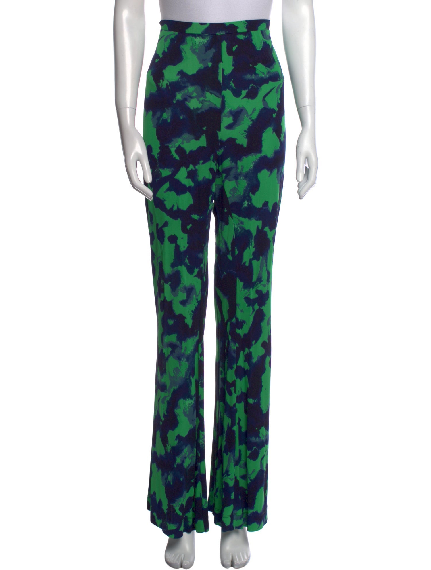 Diane von Furstenberg Printed Wide Leg Pants