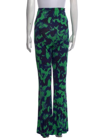 Diane von Furstenberg Printed Wide Leg Pants