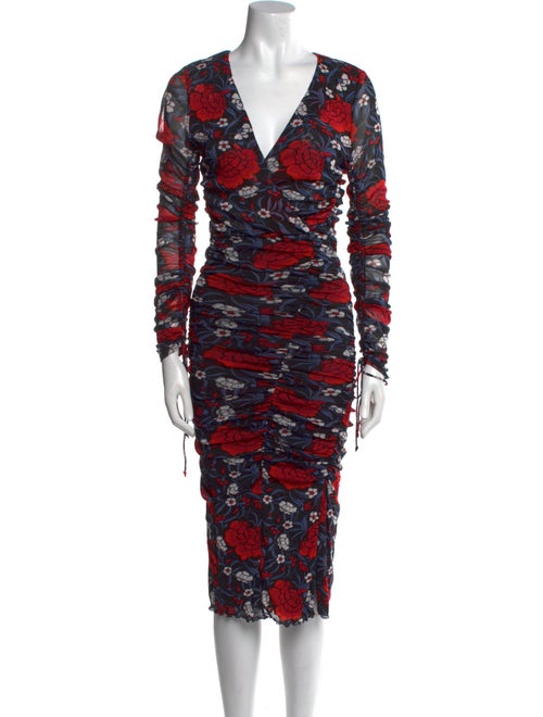 Diane von Furstenberg Nylon Midi Length Dress