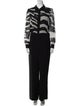 Diane von Furstenberg Silk Animal Print Jumpsuit