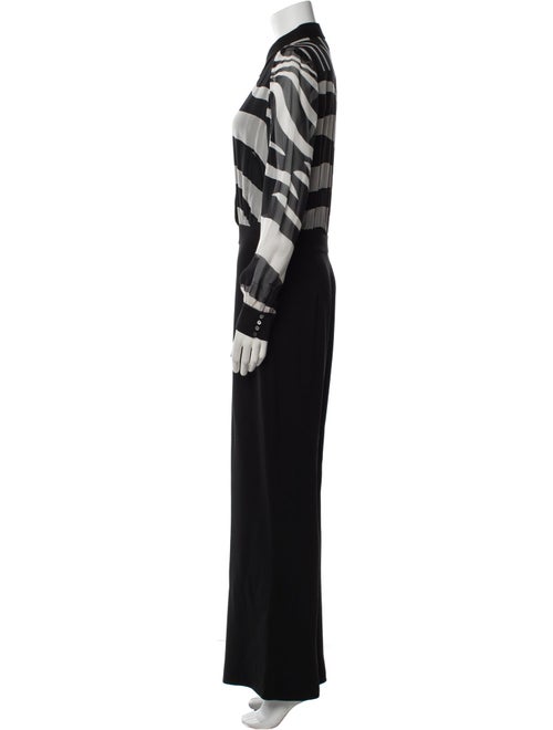Diane von Furstenberg Silk Animal Print Jumpsuit