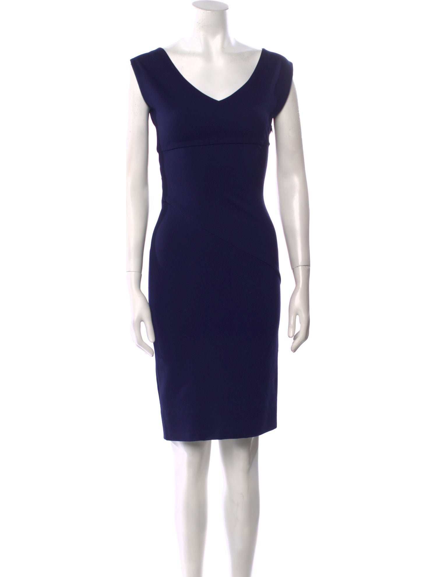 Diane von Furstenberg V-Neck Knee-Length Dress