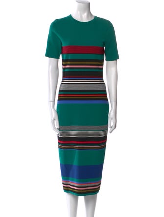 Diane von Furstenberg Striped Long Dress