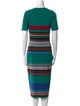 Diane von Furstenberg Striped Long Dress