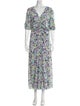Diane von Furstenberg Floral Print Long Dress