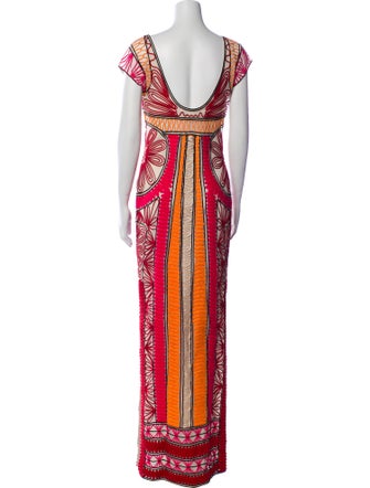 Diane von Furstenberg Printed Long Dress
