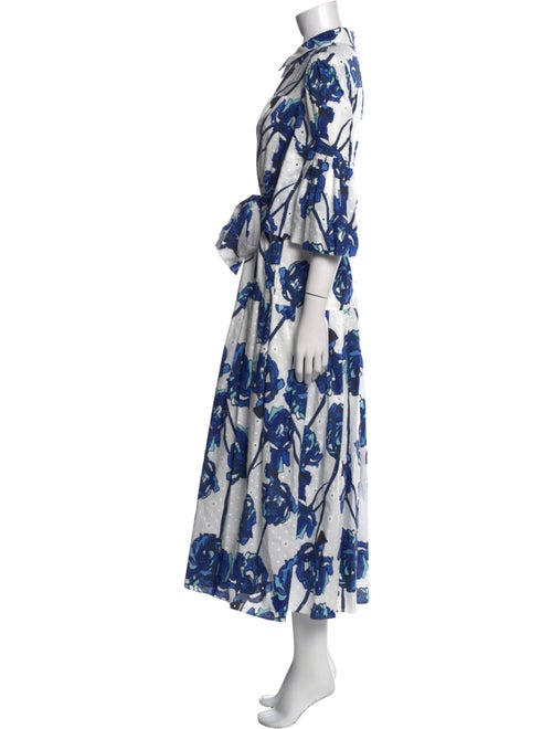Diane von Furstenberg Floral Print Long Dress