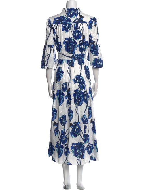 Diane von Furstenberg Floral Print Long Dress