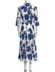 Diane von Furstenberg Floral Print Long Dress