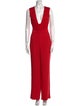 Diane von Furstenberg Plunge Neckline Jumpsuit