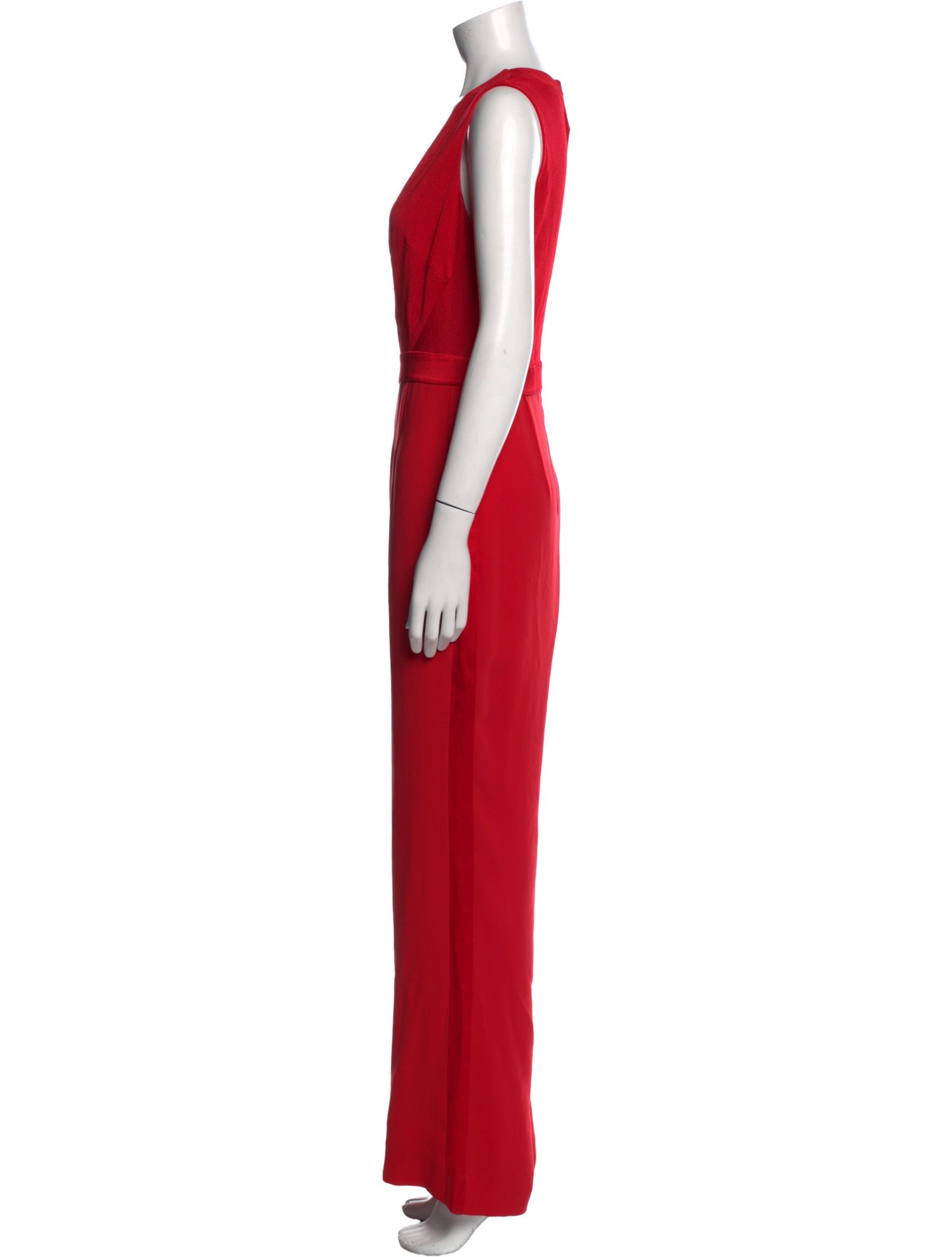 Diane von Furstenberg Plunge Neckline Jumpsuit