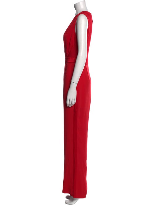 Diane von Furstenberg Plunge Neckline Jumpsuit
