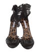 Diane von Furstenberg Leather Gladiator Sandals