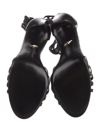 Diane von Furstenberg Leather Gladiator Sandals