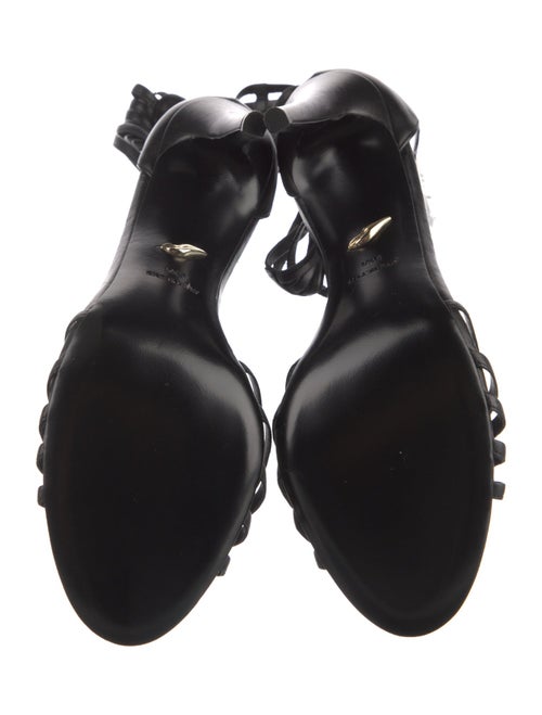 Diane von Furstenberg Leather Gladiator Sandals