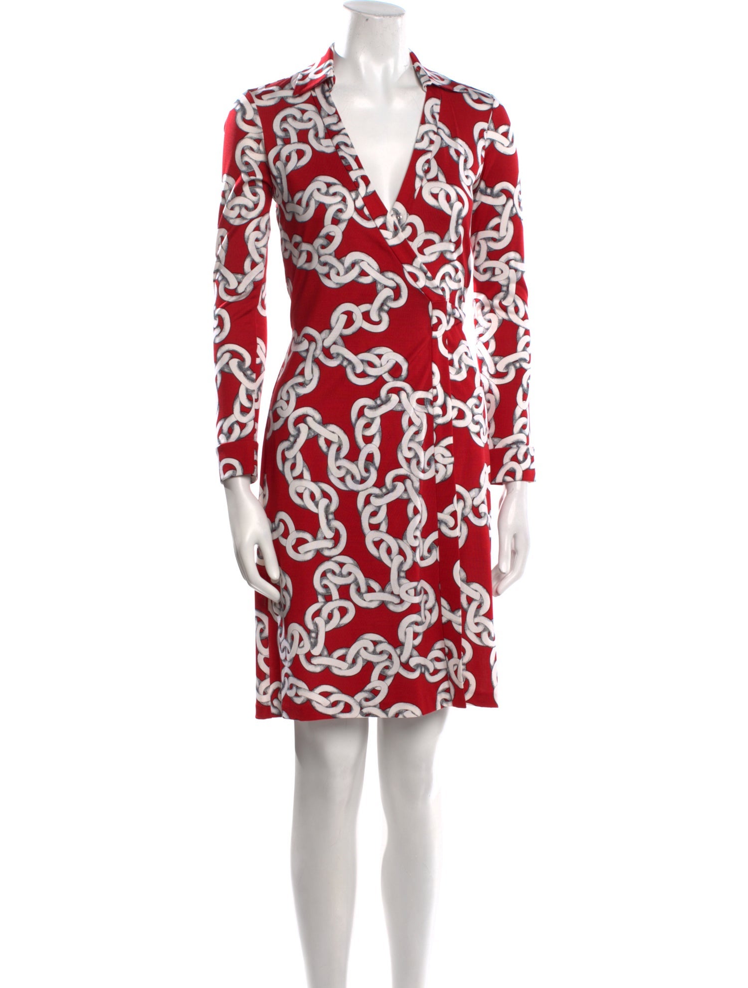 Diane von Furstenberg Silk Knee-Length Dress