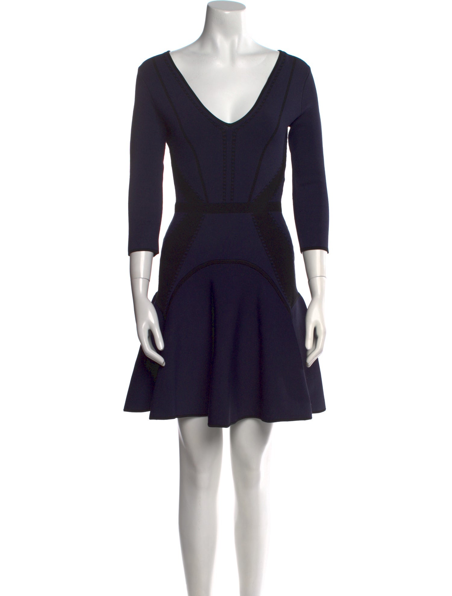 Diane von Furstenberg V-Neck Mini Dress