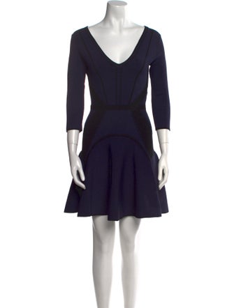 Diane von Furstenberg V-Neck Mini Dress