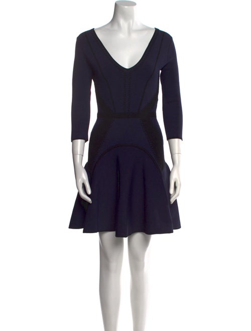 Diane von Furstenberg V-Neck Mini Dress