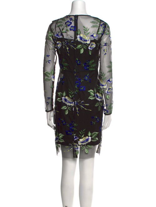Diane von Furstenberg Floral Print Knee-Length Dress