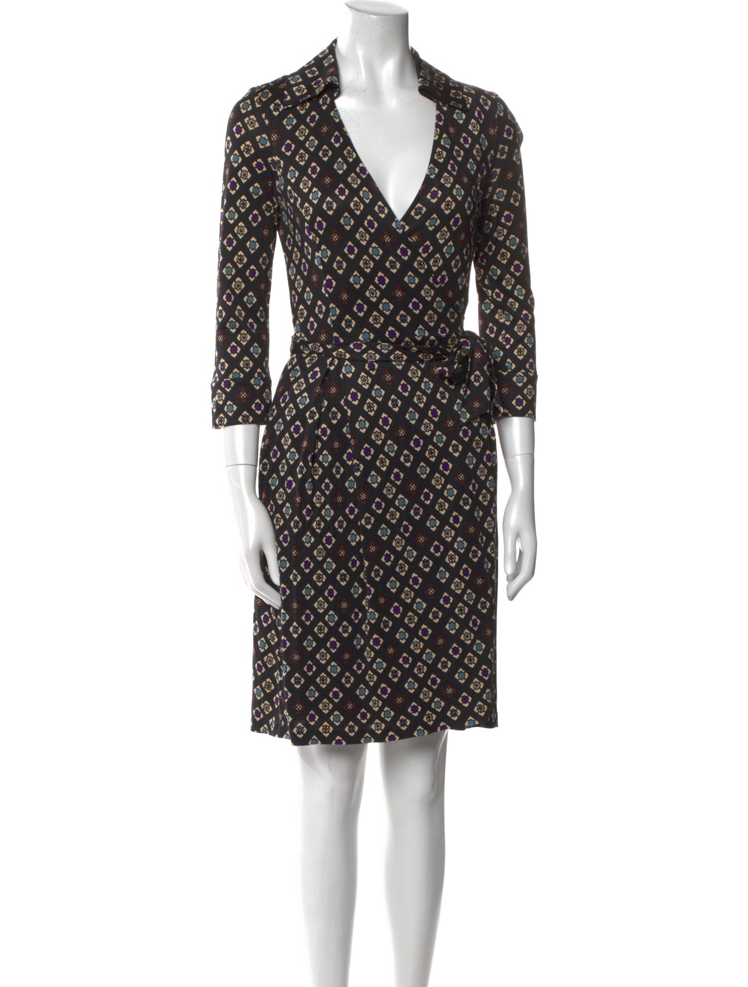 Diane von Furstenberg Silk Knee-Length Dress