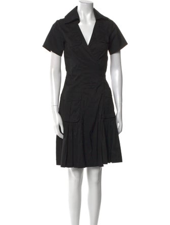 Diane von Furstenberg V-Neck Knee-Length Dress