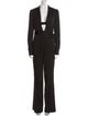 Diane von Furstenberg Plunge Neckline Jumpsuit
