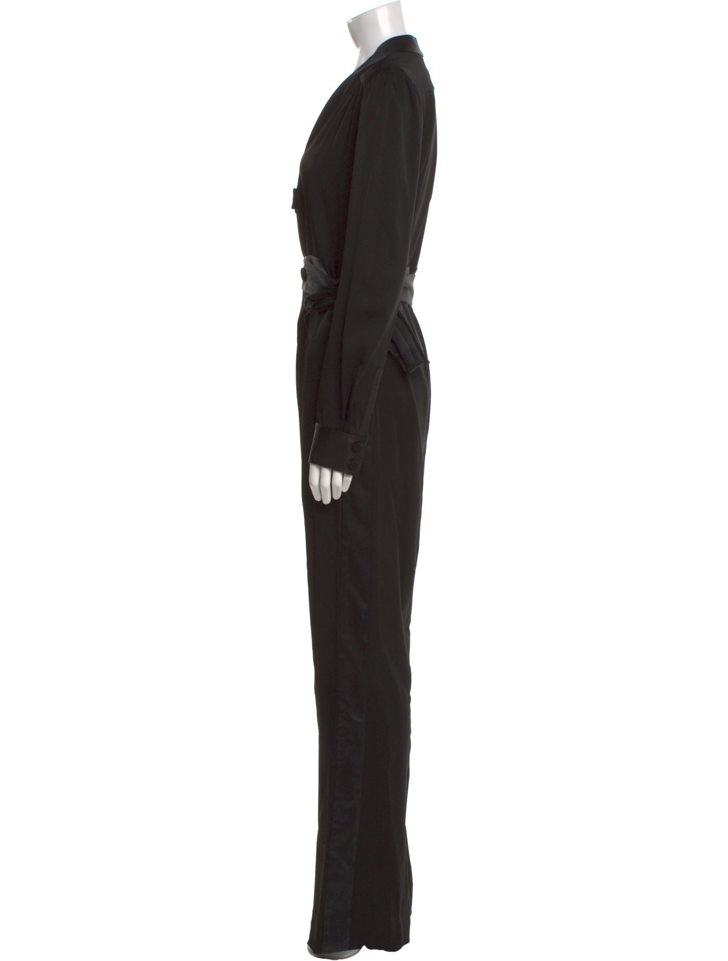 Diane von Furstenberg Plunge Neckline Jumpsuit