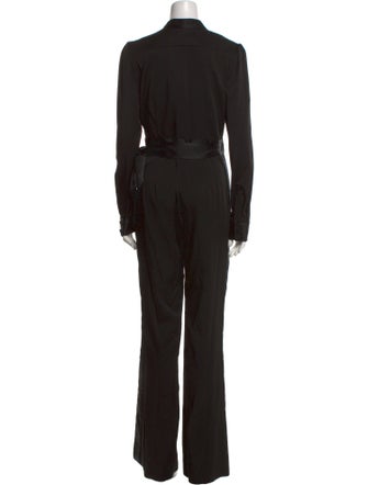 Diane von Furstenberg Plunge Neckline Jumpsuit