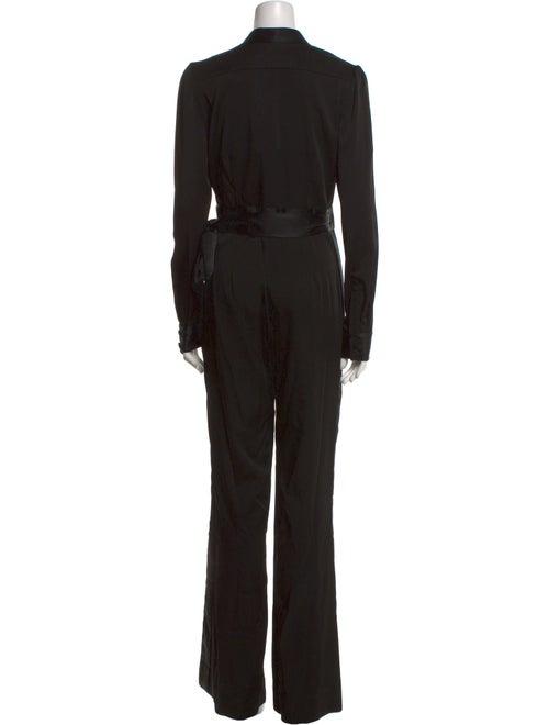 Diane von Furstenberg Plunge Neckline Jumpsuit