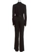 Diane von Furstenberg Plunge Neckline Jumpsuit