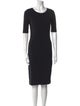 Diane von Furstenberg Crew Neck Knee-Length Dress