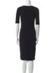 Diane von Furstenberg Crew Neck Knee-Length Dress