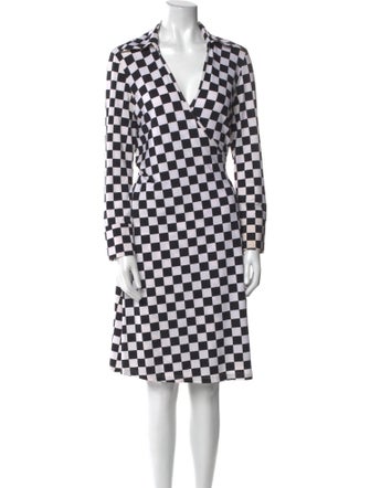 Diane von Furstenberg Silk Knee-Length Dress