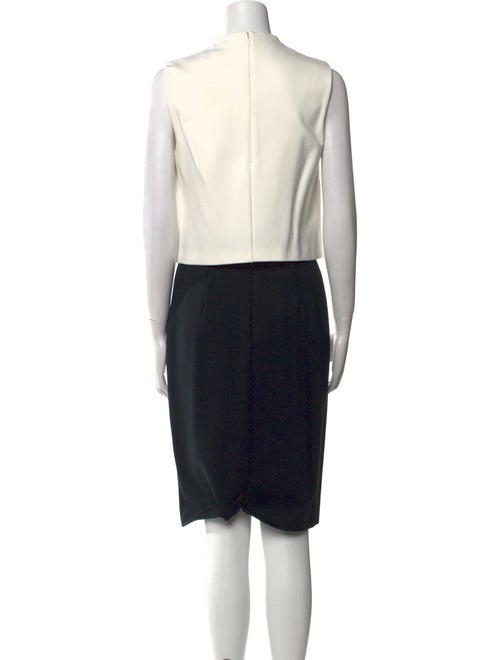 Diane von Furstenberg Colorblock Pattern Midi Length Dress