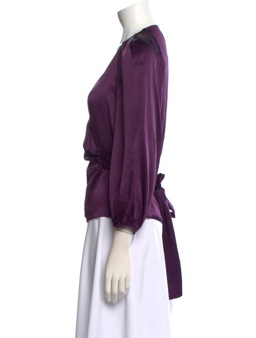 Diane von Furstenberg Silk V-Neck Blouse