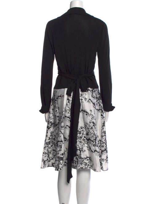 Diane von Furstenberg Floral Print Midi Length Dress