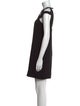 Diane von Furstenberg Crew Neck Mini Dress