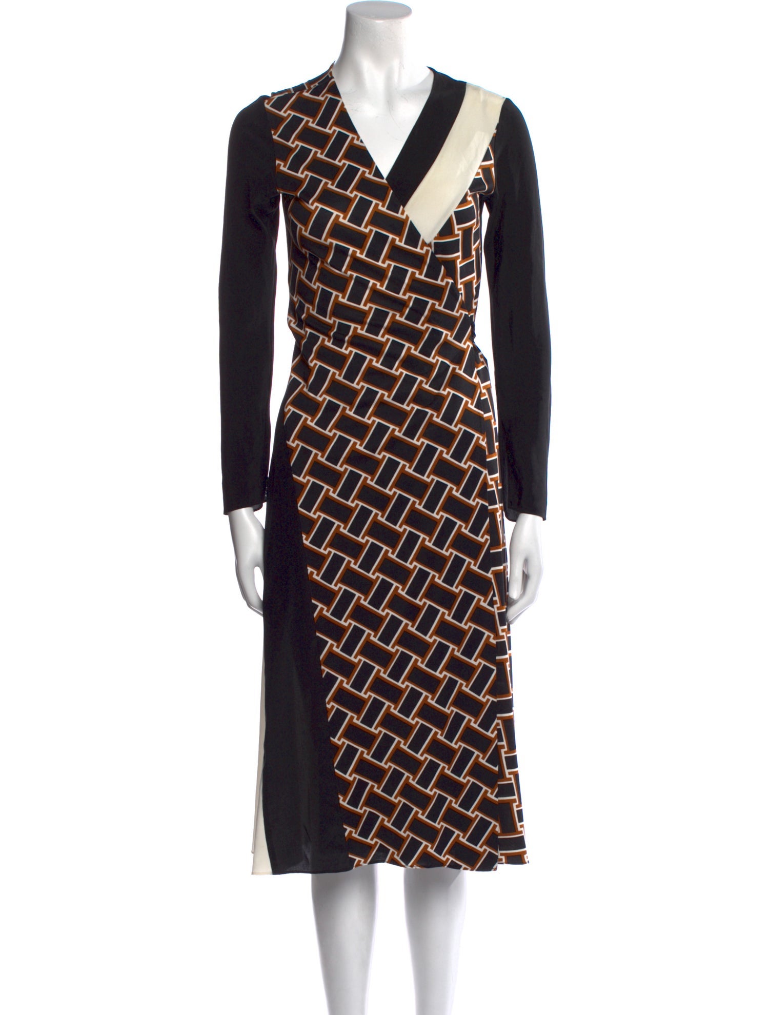 Diane von Furstenberg Silk Knee-Length Dress