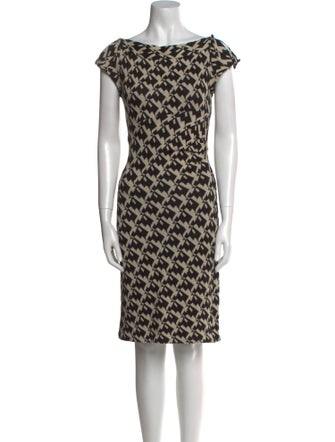 Diane von Furstenberg Printed Knee-Length Dress
