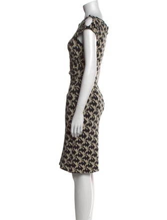 Diane von Furstenberg Printed Knee-Length Dress