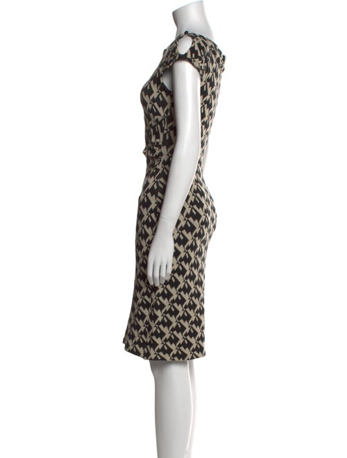 Diane von Furstenberg Printed Knee-Length Dress