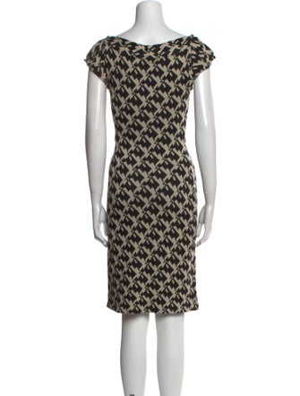 Diane von Furstenberg Printed Knee-Length Dress
