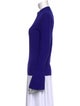 Diane von Furstenberg Mock Neck Long Sleeve Top