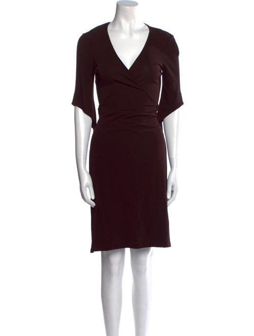 Diane von Furstenberg V-Neck Knee-Length Dress