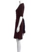 Diane von Furstenberg V-Neck Knee-Length Dress