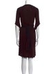 Diane von Furstenberg V-Neck Knee-Length Dress
