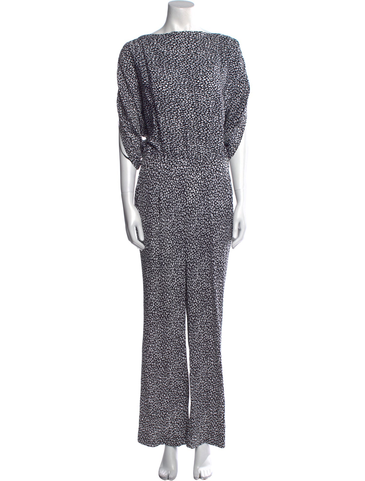 Diane von Furstenberg Silk Printed Jumpsuit