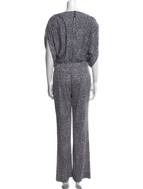 Diane von Furstenberg Silk Printed Jumpsuit